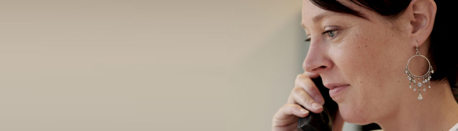 Woman on phone