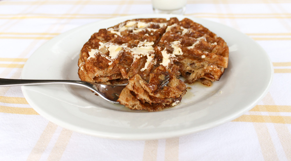 Whole grain spelt waffles