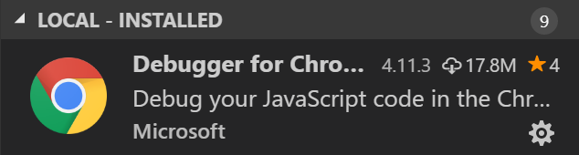 Local Extension Category