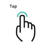 Tap gesture