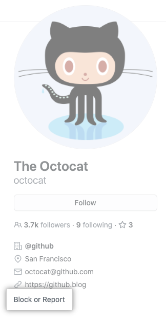 Block or report link