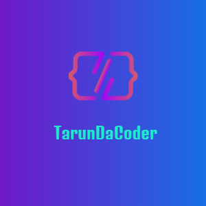 @TarunDaCoder